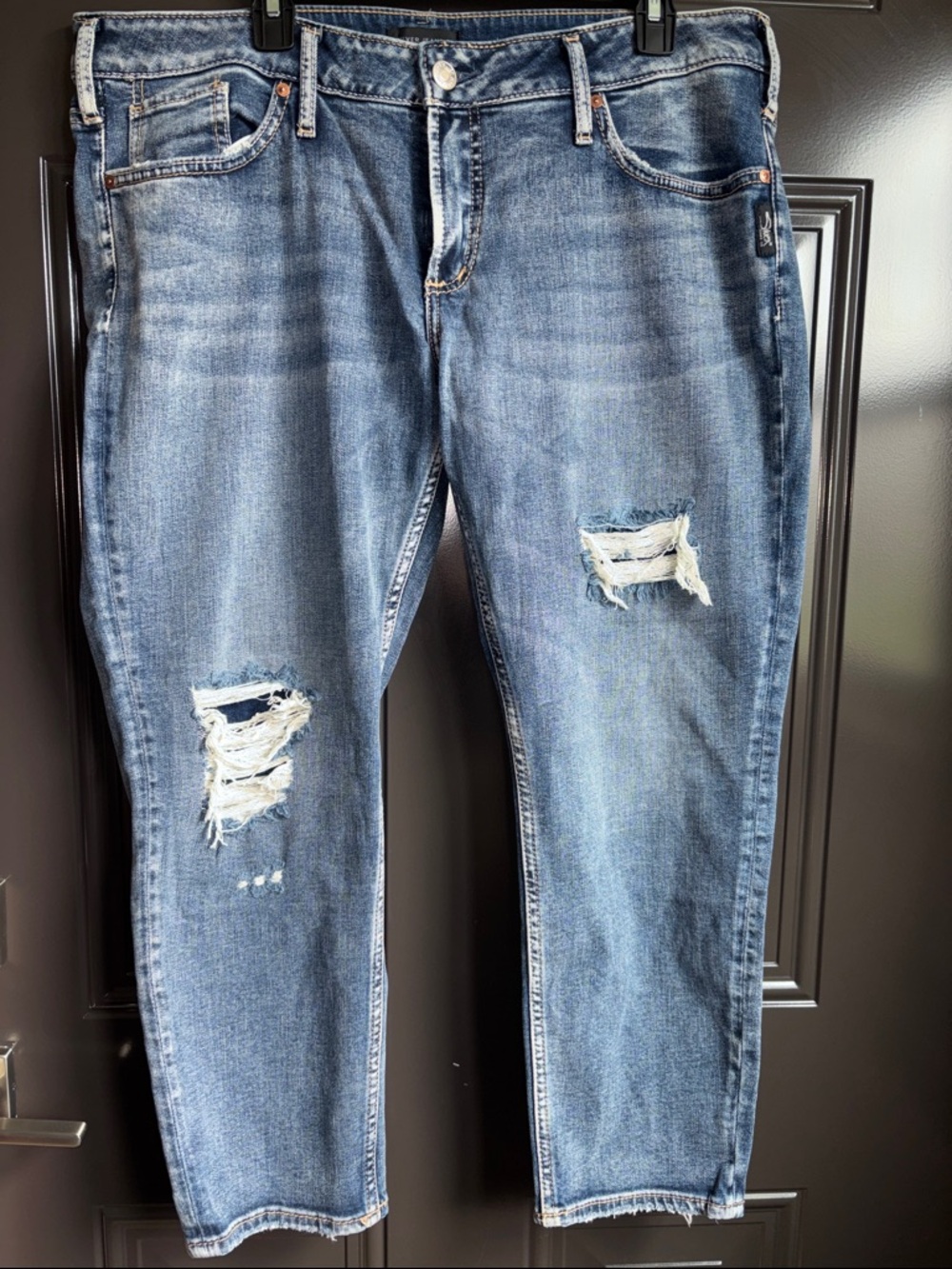 Silver Jeans Boyfriend style  Mid Wash Women’s Jeans - Blue